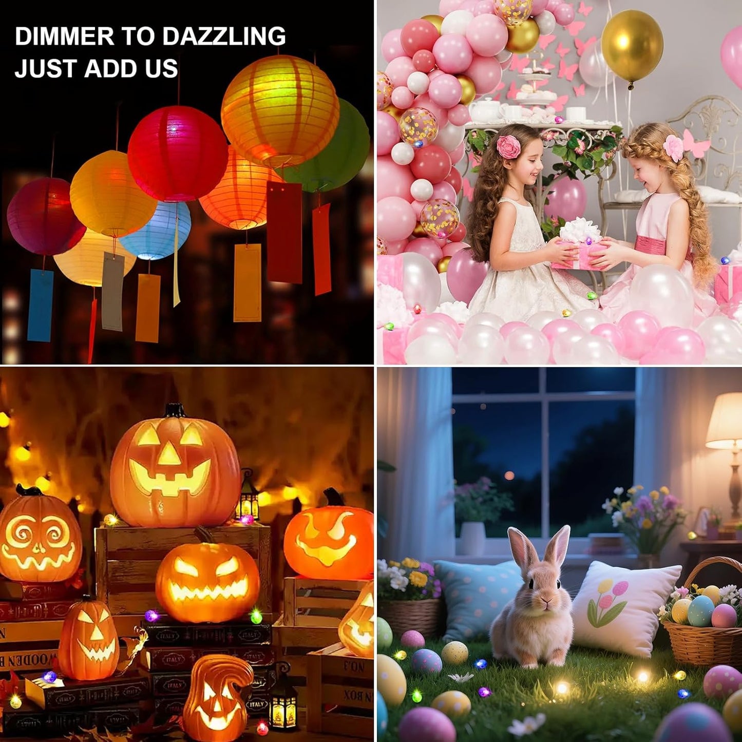 Aogist 50Pcs Balloon Lights with Hook,Long Standby Time,Waterproof Mini Light for Birthday Party Wedding Christmas Halloween Easter Decorative (Flash, Red)