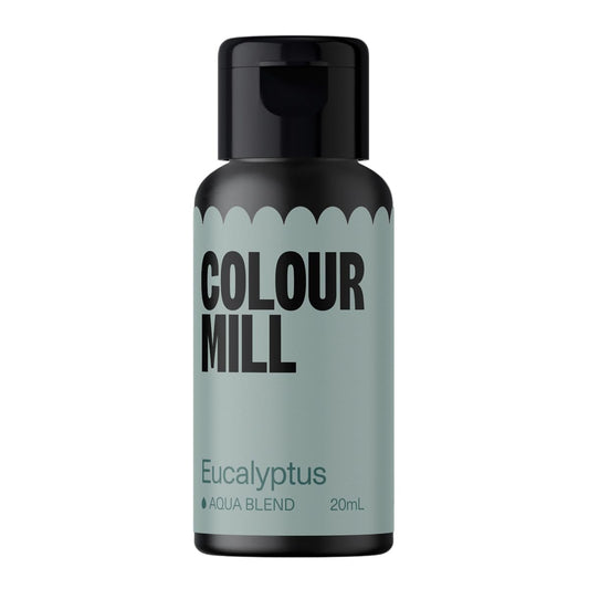 Colour Mill Aqua Blend Water-Based Food Coloring, 20 Milliliters Eucalyptus
