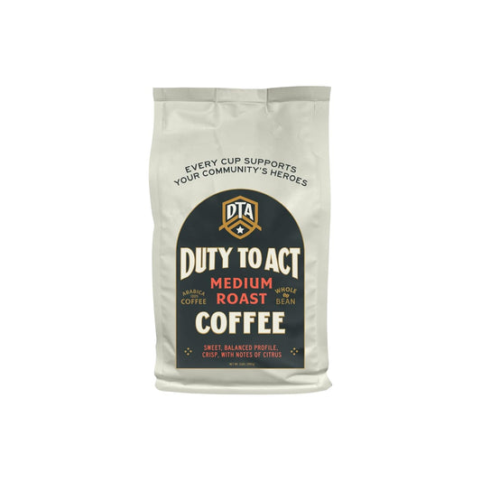 Duty to Act Medium Roast Whole Bean Coffee, 2 lbs (Pack of 1)
