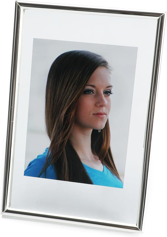 Silver Floating Frame (4"x6",Vertical) with Romantic Heart, For Picture Sizes 3x5, 2x3,1x2, Tabletop Photo Frame, Classy Gift For Festival, Home or Wedding…