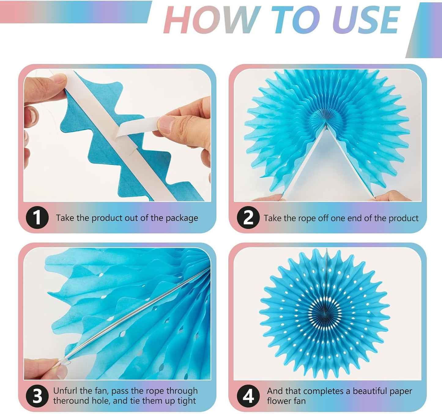 20 Pcs Brown Hanging Paper Fan, Round Paper Fans Decorations Set for Weddings, Birthdays, Engagement, Bridal Shower, Baby Shower Event, Graduation, Party Supplies Decor