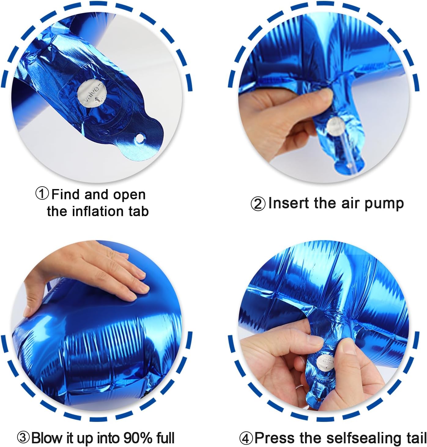 Giant Navy Blue 50 Balloon Number 40 Inch, 50 Number Balloons Birthday Supplies, 50 Year Old Birthday Party Celebration, 50 Balloons Graduations Anniversary Decorations